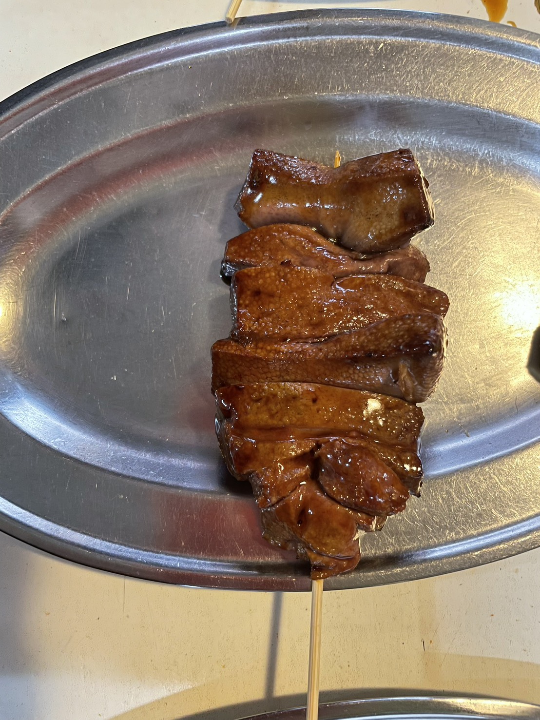 レバーの串焼き